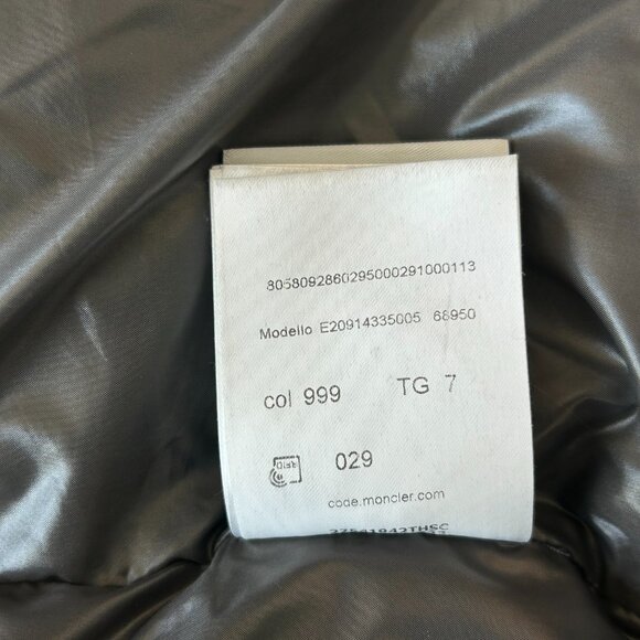 Moncler Black Tib Puffer Vest - Picture 8 of 8